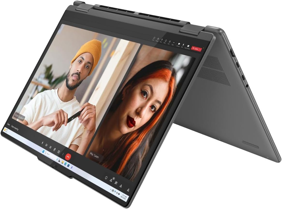 16" 2K Touchscreen 2-in-1 Laptop, Core Ultra 7 155U, 16GB DDR5, 256GB NVMe SSD, Win 11 Pro P6261