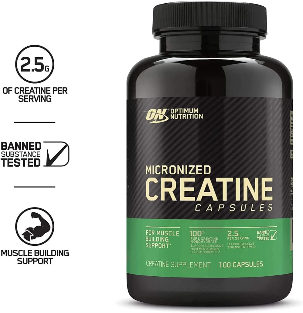 100 Caps Creatine Monohydrate Capsules C57916