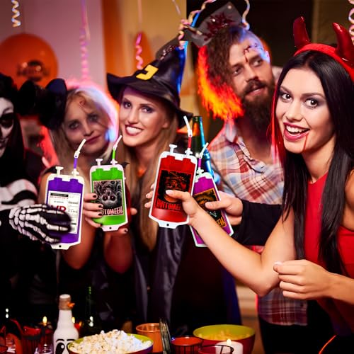 120 Packs Halloween Blood Bags for Drink U1976