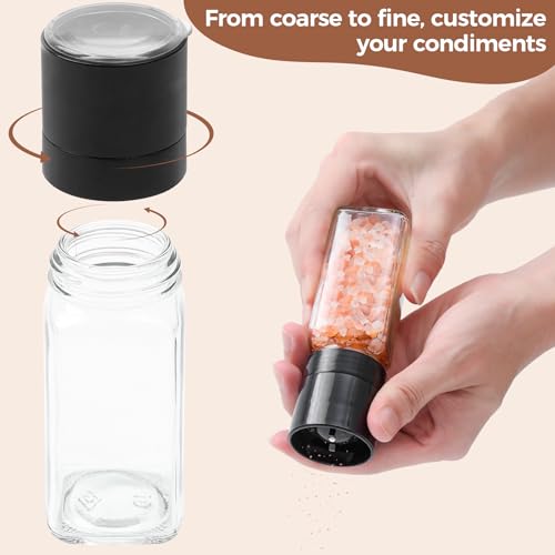 24Pcs 4oz Glass Spice Jars with Metal Lids R720339