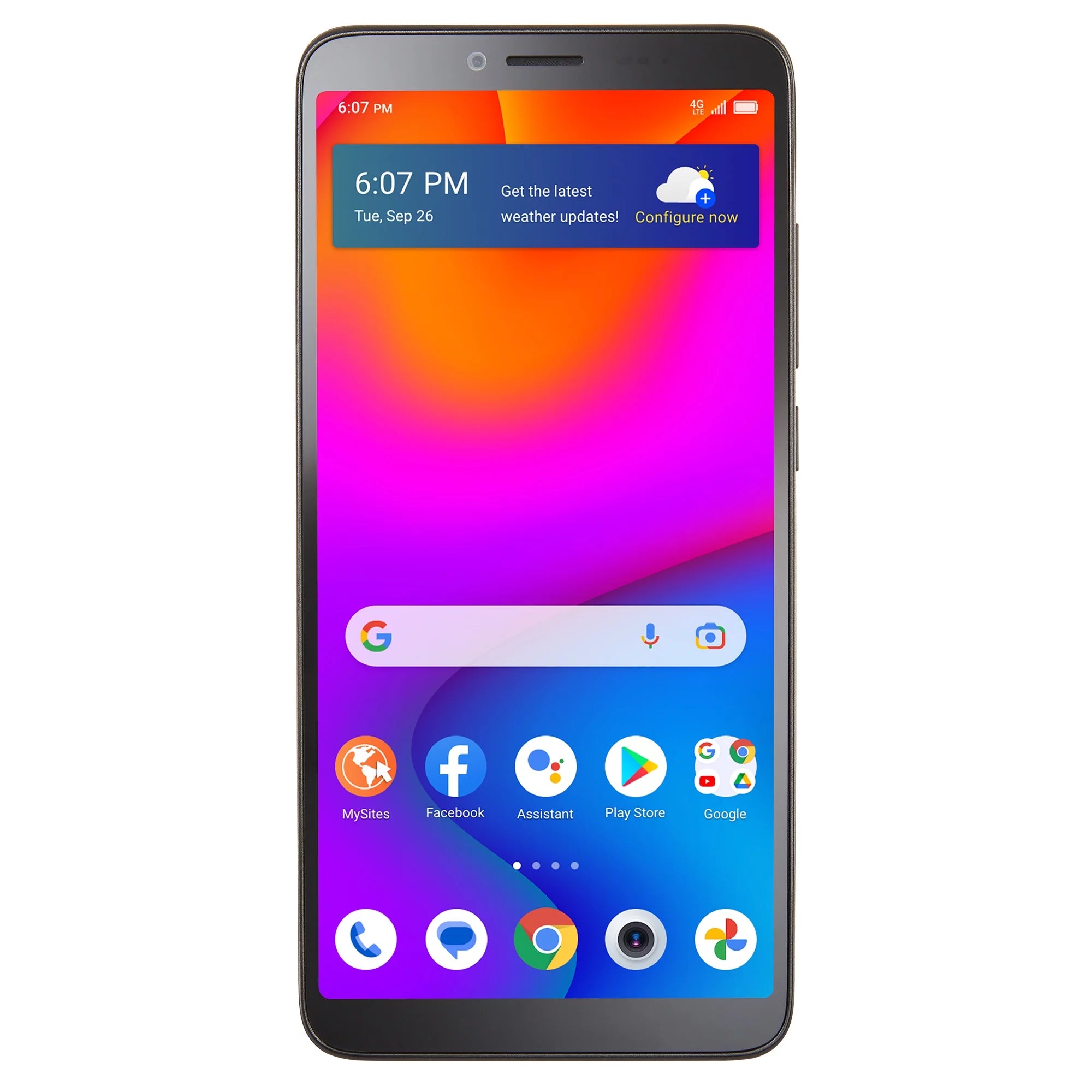Black 32GB Prepaid Smartphone O709