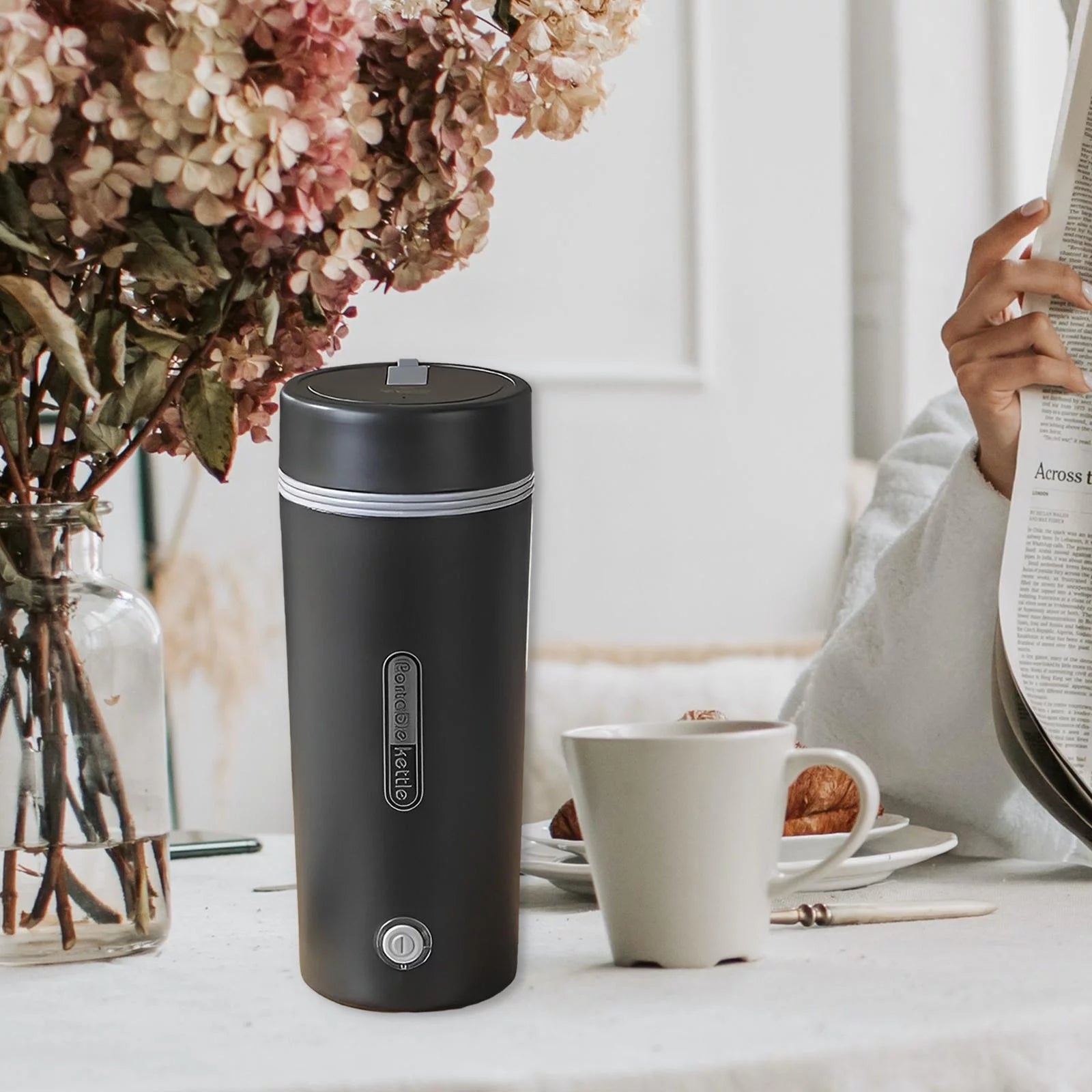 Small Black Electric Kettle 350ml E2426