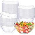 25 Pack 8 oz Clear Plastic Serving Bowls C858