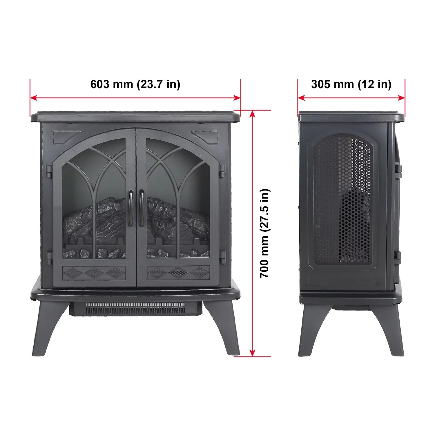 24 inch 3D Infrared Electric Stove with remote control C693931