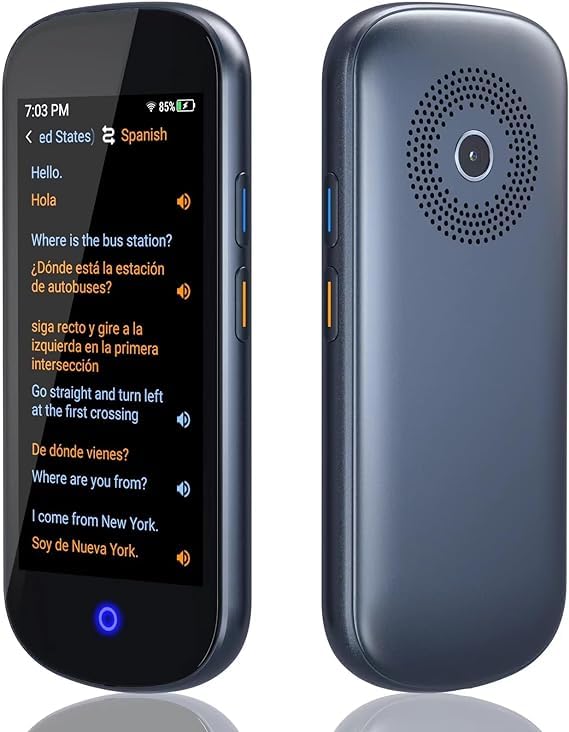 AI Voice Translator 4" HD 137 Language Instant Two-Way Photo Translation Device A7894