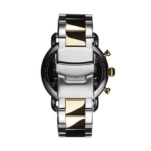 Blacktop Analog Chronograph Watch for Men - Water-Resistant 5 ATM - Stainless Steel - 42mm I2077