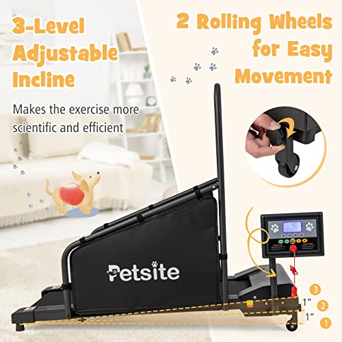 Dog Treadmill with LCD Display Screen, 220 LBS Y994208