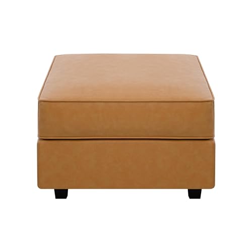 Caramel Square Ottoman Storage Footrest K297