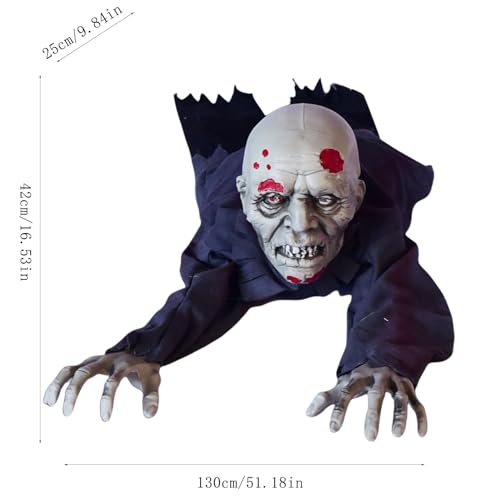 Halloween Zombie Groundbreaker Decoration with Scary Sound Glowing Eyes E981845