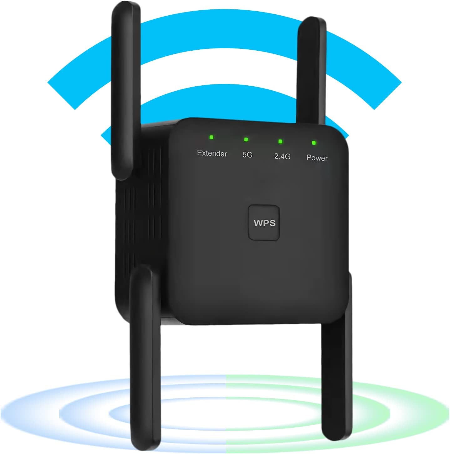 1200Mbps Wall-Through WiFi Range Extender with Ethernet Port, Pack of 2 K92995