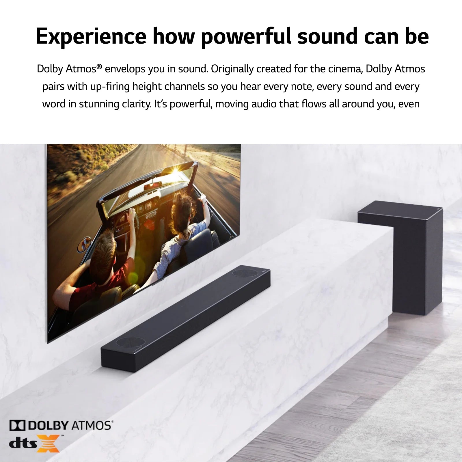 3.1.2 Channel High Res Audio Soundbar with Dolby Atmos R8505