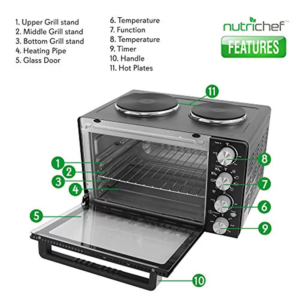 30 Quarts Convection Oven with Rotisserie N944