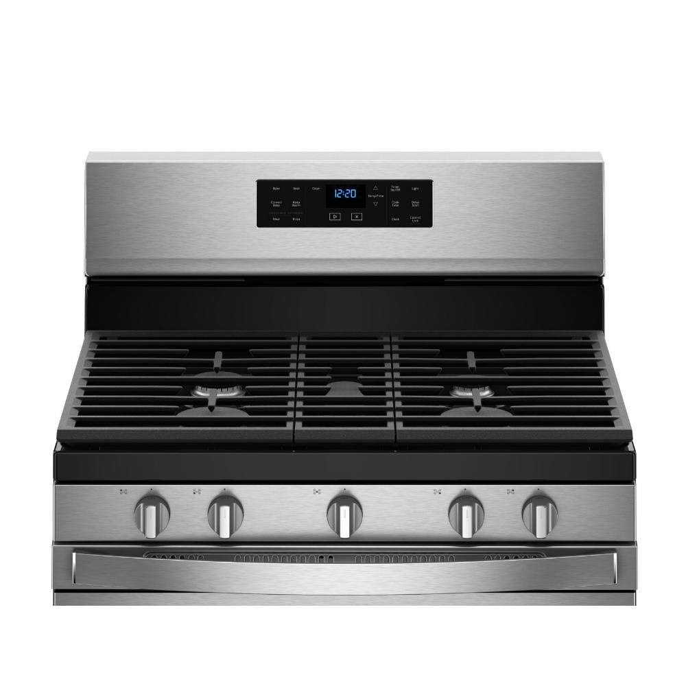 Stainless Steel Freestanding Gas Range 5 cu ft I599575