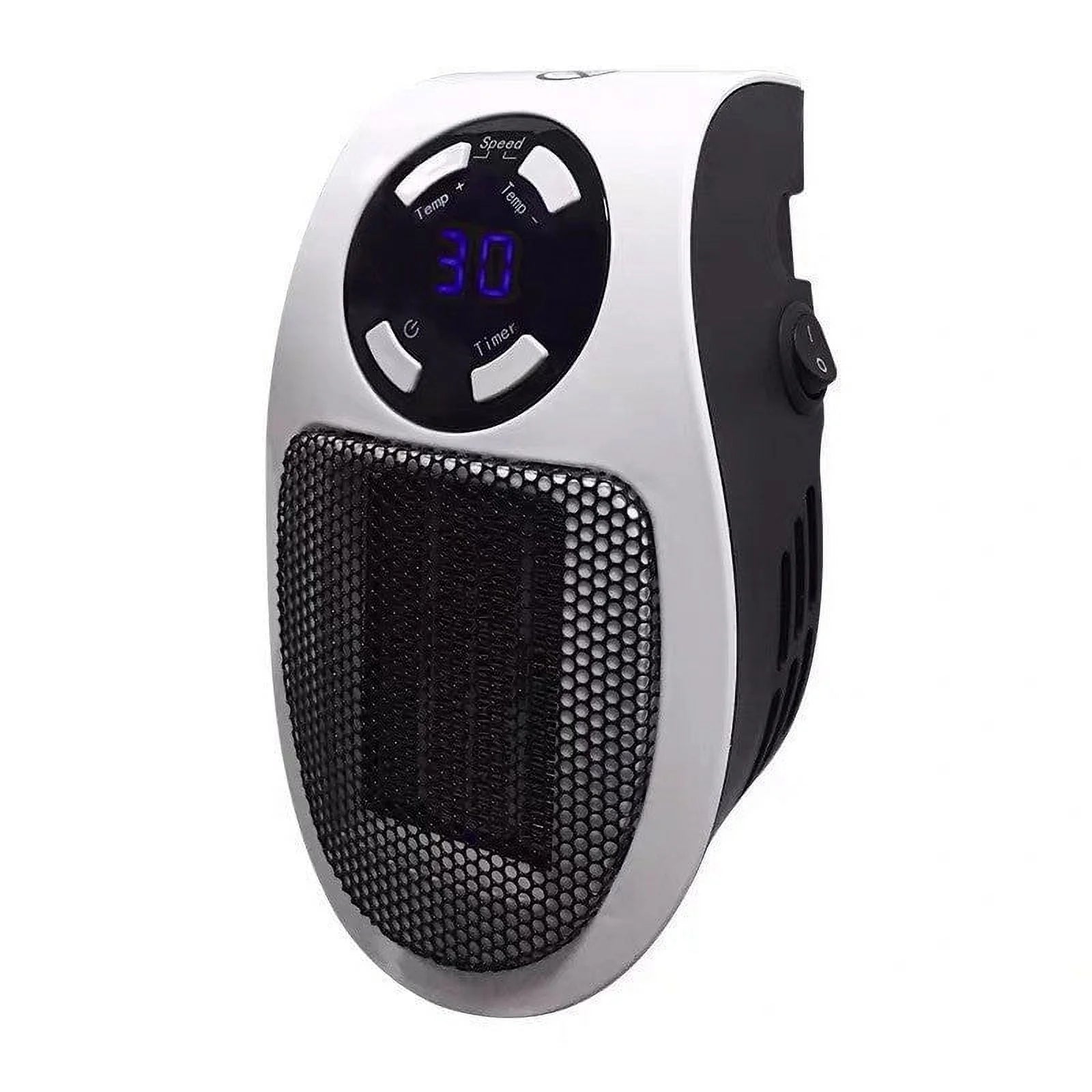 500W Mini Plug-in Wall Heater With Digital Timer F54030