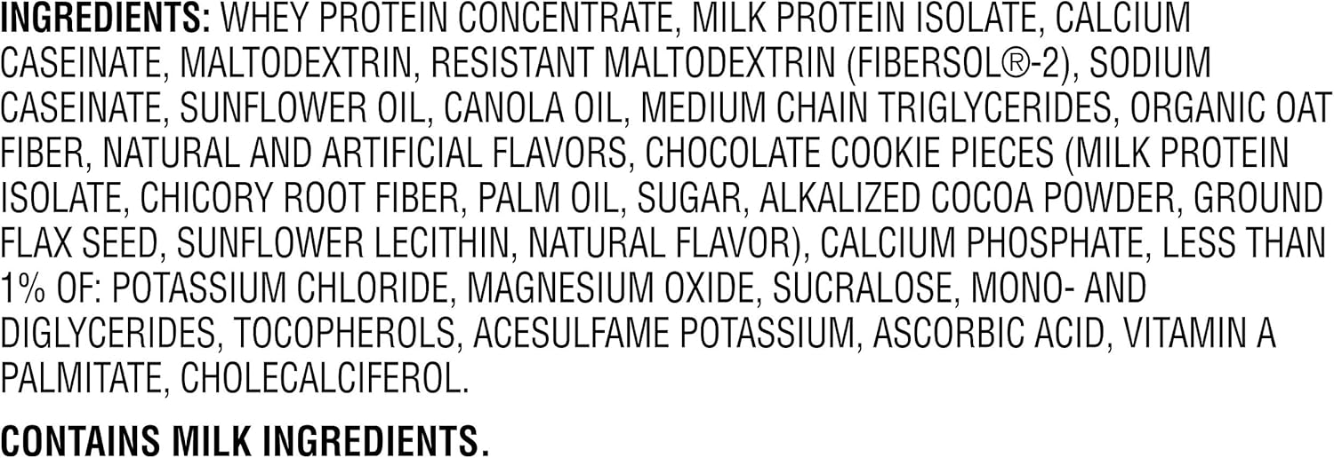 Cookies 'n Crème Protein Powder, 4.94 Pound, 32 Servings B63371