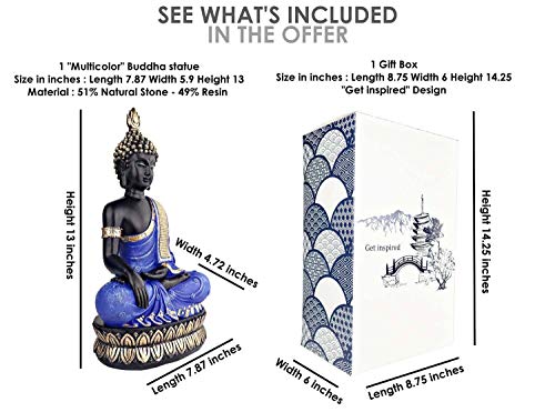 12.5" Buddha Statue W401921