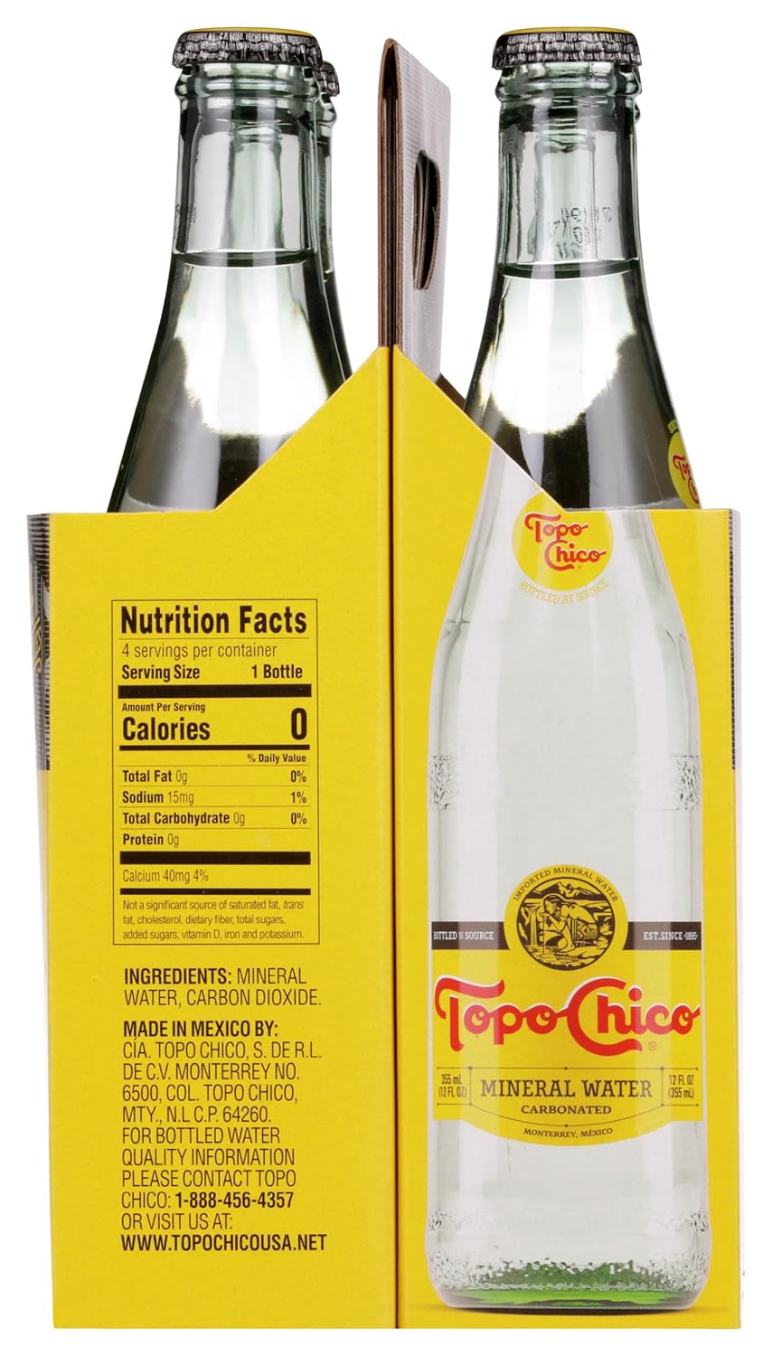 4 Pack Mineral Water, 48 Fluid Ounces (Pack Of 6) B6403