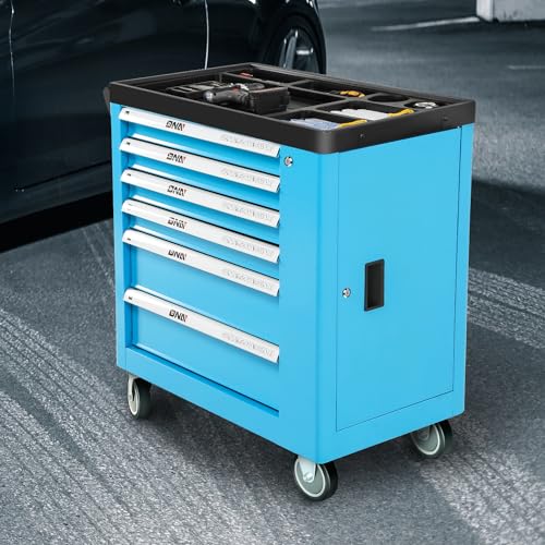 Green 7-Drawer Rolling Tool Cabinet Chest J38249
