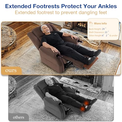 Grey Power Lift Recliner with Massage and Heat G101