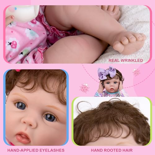 20 inch Realistic Reborn Baby Doll with Gift Box Set L136