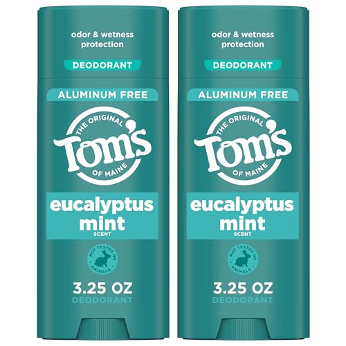 Unscented Natural Deodorant, Aluminum Free, 3.25 oz, 2-Pack Q51644