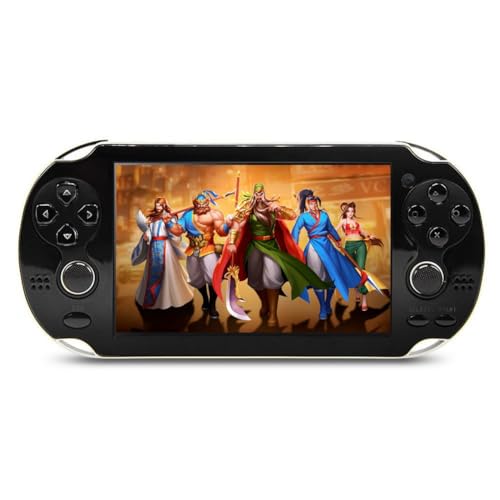 Handheld Game Console 4.3 inch Double Joystick 8GB 2200 Retro Game Portable Black A761033