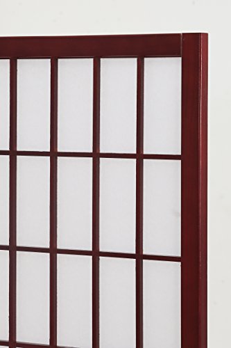 Natural 4 Panel Room Divider O591786