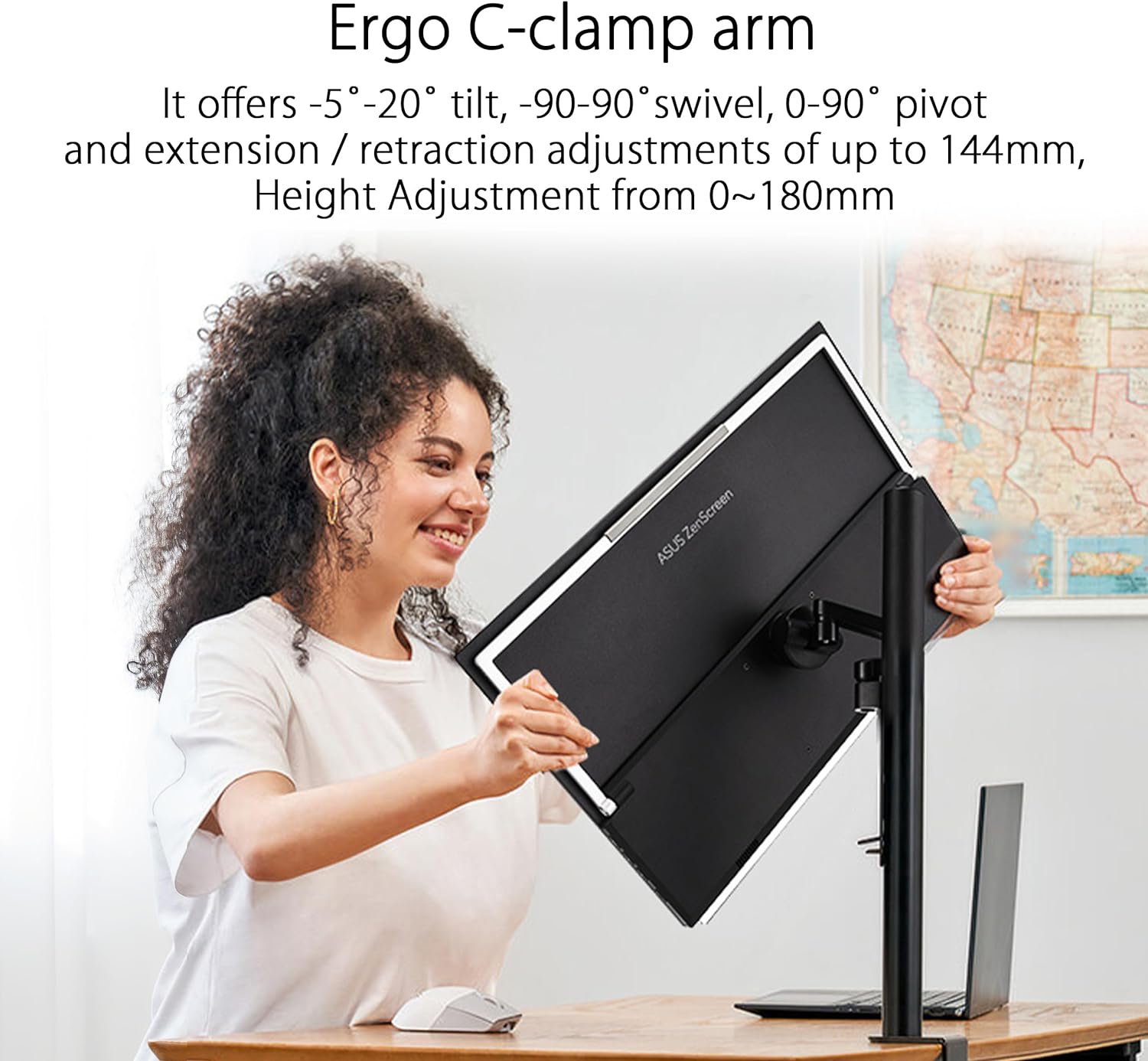 22” 1080P Portable Monitor Full HD IPS 100Hz USB-C F1135