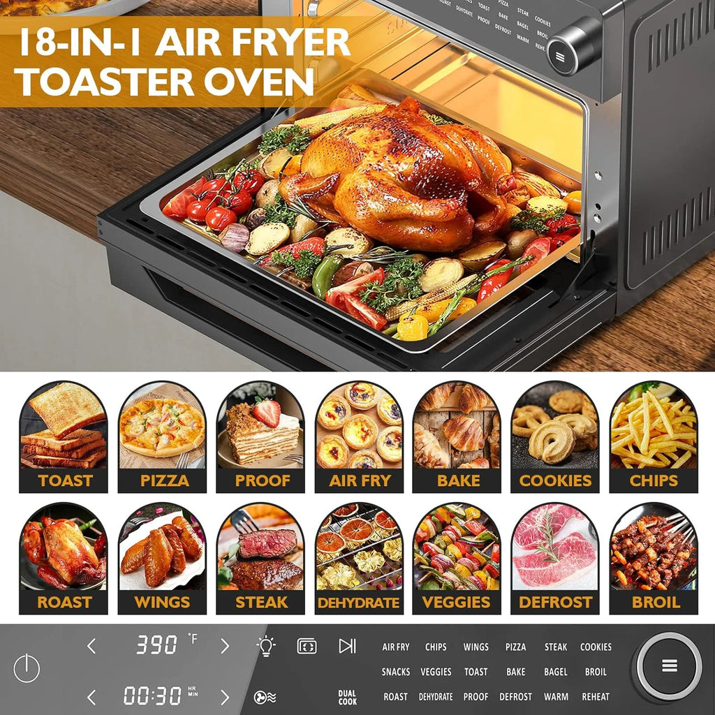 32QT 30L Large Countertop Convection Toaster Oven G19814