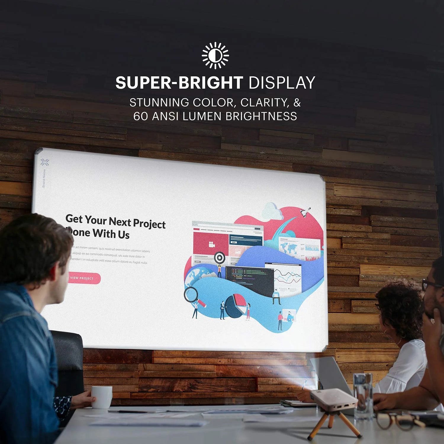 150 Pico Mini DLP Portable Projector C245816