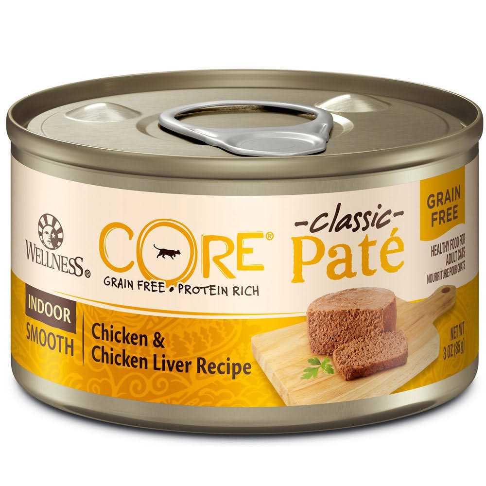 Natural Grain Free Indoor Chicken & Chicken Liver Smooth Pate Wet Canned Cat Food K684052