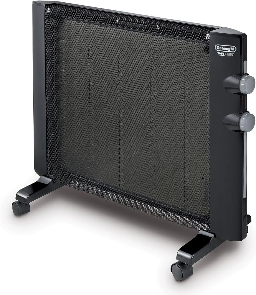 Mica Thermic Panel Heater, 1500W, Black V986739
