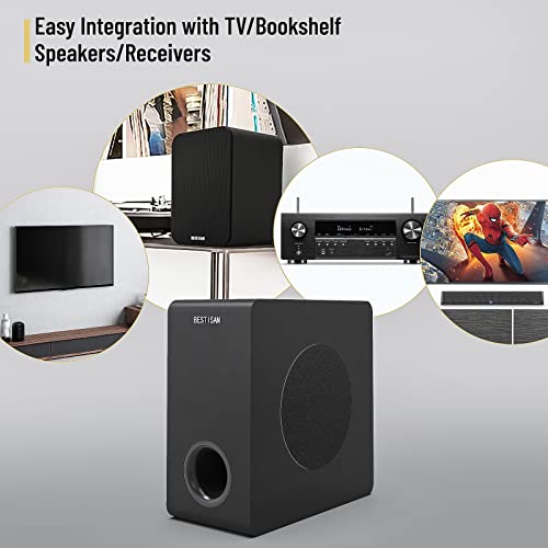 6.5" Active Powered Subwoofer in Black A5499