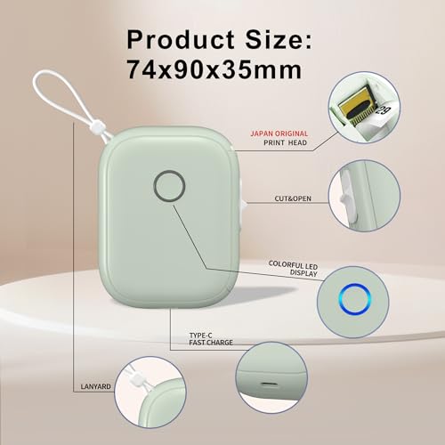 Mini Bluetooth Thermal Label Printer G822400