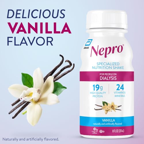 Vanilla Nutrition Shake, 19g Protein, 420 Calories, 8 fl oz, Pack of 24 D91459