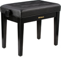 Satin Black Piano Bench A6288