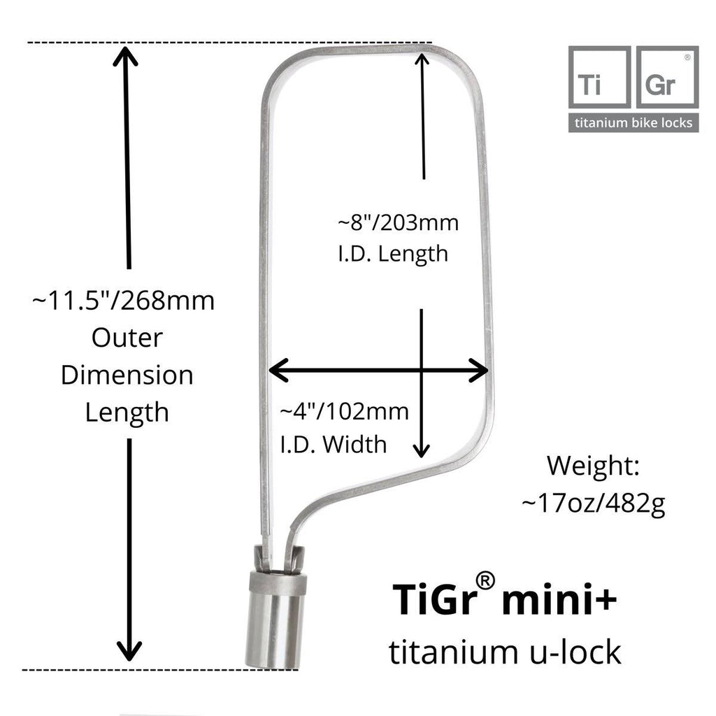 Titanium Bike U-Lock K7918