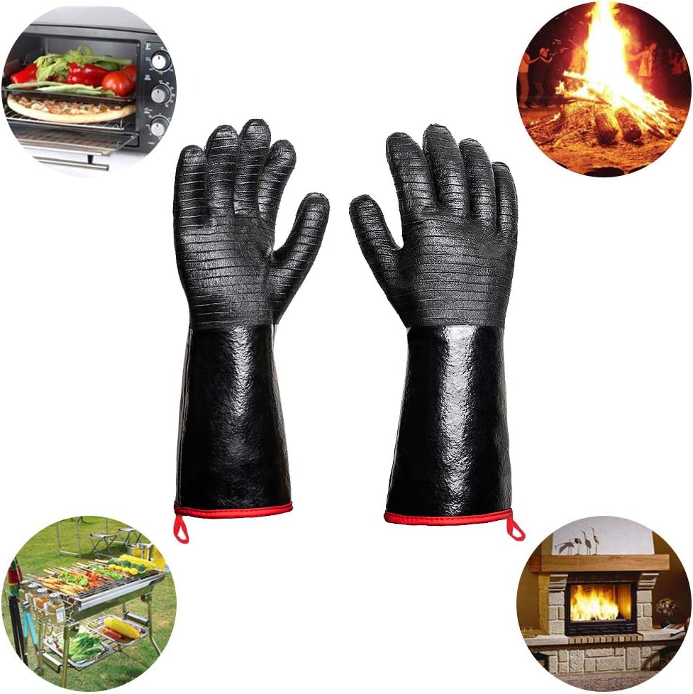 Extreme Heat Resistant Waterproof Long Sleeve Neoprene Coating Gloves 14-Inch X1363