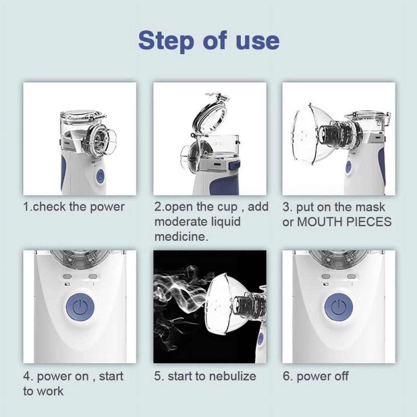Handheld Steam Mist Humidifier E658