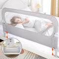 47" Toddler Bed Side Rails for Twin, Full, Queen Bunk Size Bed Swing Down Bedrail J226839