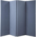 Blue 8 x 6.6 Folding Partition Panel Room Divider W5208