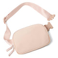 Lavender Belt Bag Fanny Pack Crossbody Bags with Initial Letter Patch W91049