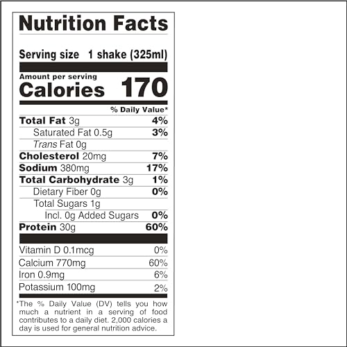 11 fl.oz 4 Count (Pack of 3) Salted Caramel Protein Shake U780