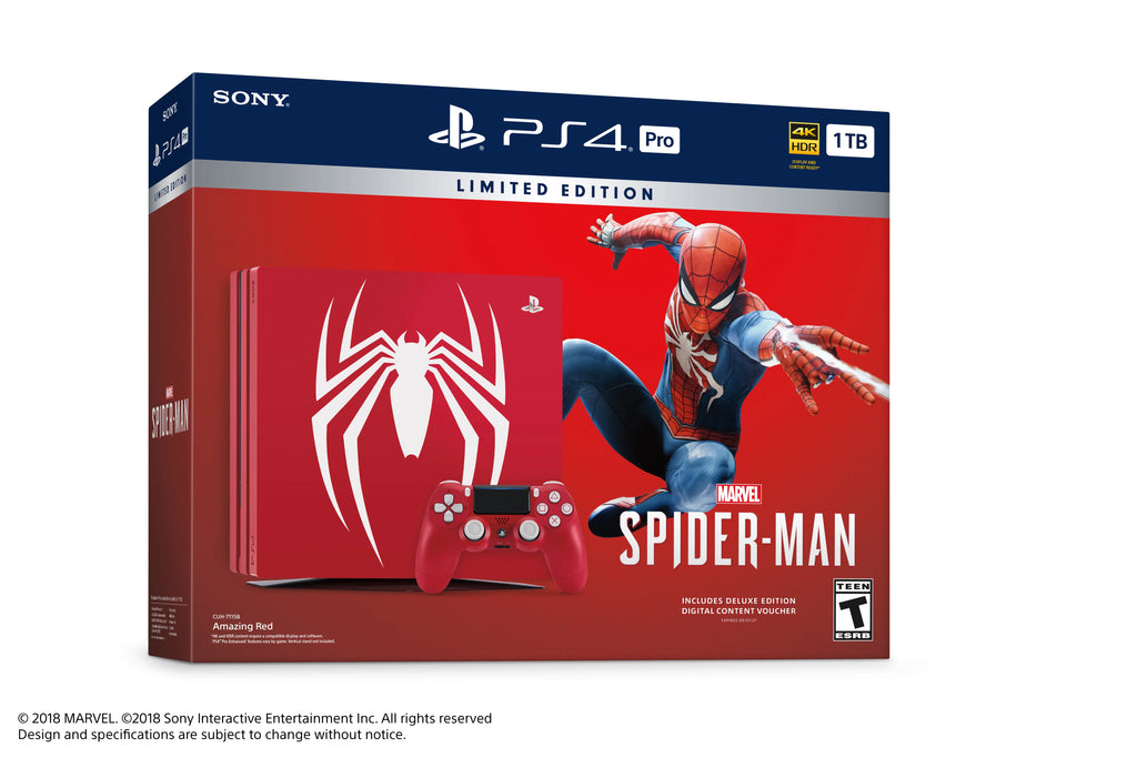 Red 1TB PS4 Pro Bundle L4163