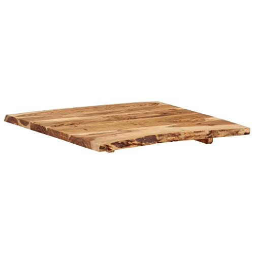 Solid Acacia Wood Table Top 22.8" x(19.7"-23.6") x1 H165