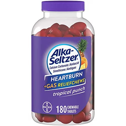 180 Count Antacid Tablets for Heartburn and Gas Relief A704