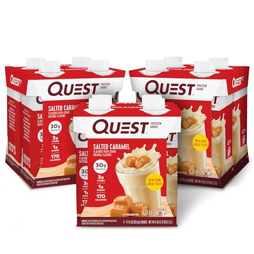 11 fl.oz 4 Count (Pack of 3) Salted Caramel Protein Shake U780