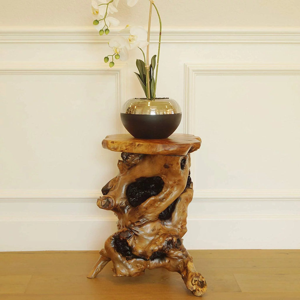 Tree Stump Side Table, 19" Tall W523842