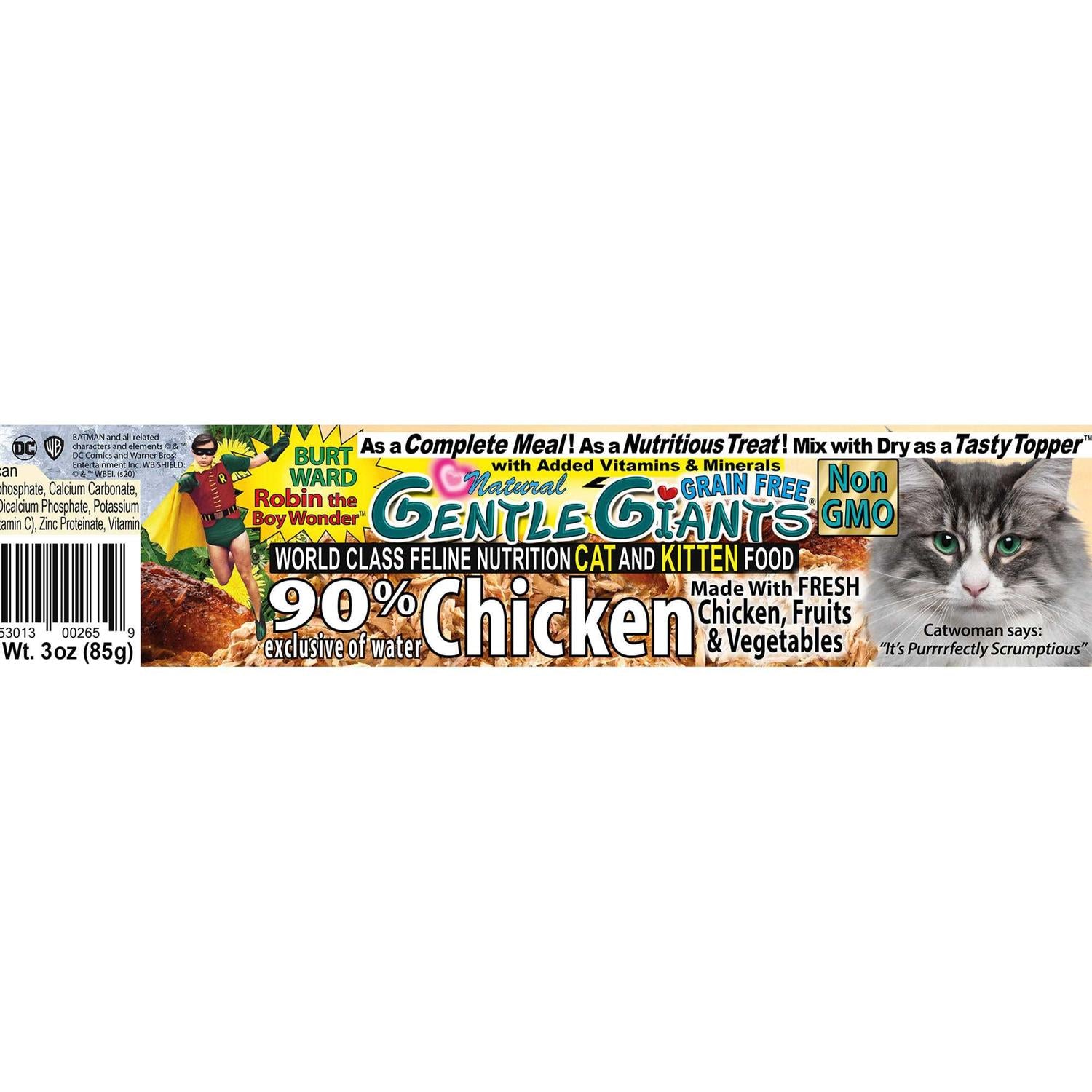 Natural Non-GMO Chicken Cat & Kitten Can Food U478