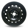 15 Inch Black Steel Rim X48517